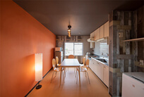 観音寺自動車学校WEST(旧:三豊自動車学校)の自炊プラン宿泊施設「讃岐マンション」のキッチン写真|合宿免許スクール