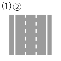 車両通行帯｜規制標示